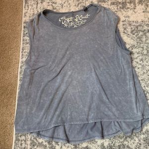 Distressed tank top